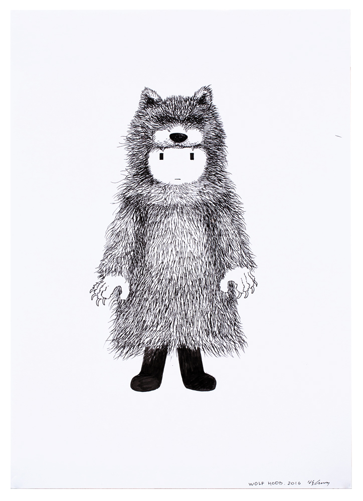 wolf hood